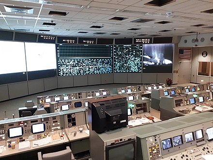 Mission Operations Control Room 2 in 2019, after restoration