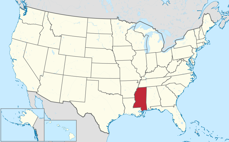 Mississippi : Book Around The States 800px-Mississippi_in_United_States.svg
