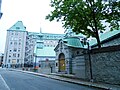 Entrance to the convent of Augustinian nuns of Hôtel-Dieu de Québec in Quebec City