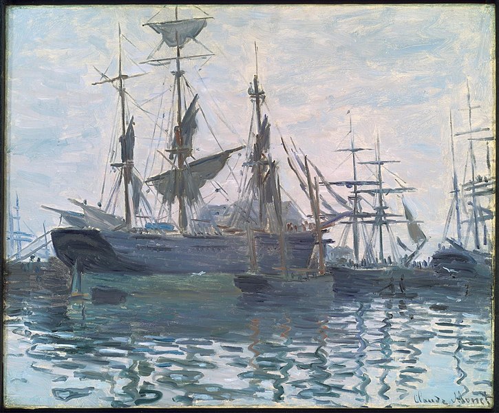 File:Monet - Ships in a Harbor, about 1873.jpg