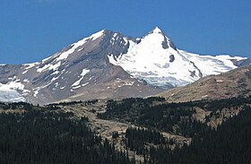 Vue du mont des Poilus depuis la vallée Yoho.