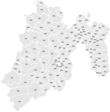 State divided into municipalities