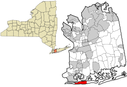 Location in Nassau County (New York)