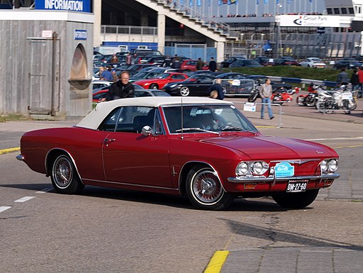 Nationale oldtimerdag Zandvoort 2010, 1965 CHEVROLET CORVAIR MONZA, DM-27-60 pic 2