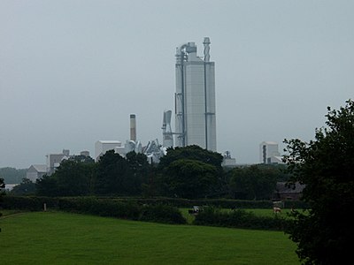 New Kiln at the Cement works, Padeswood - geograph.org.uk - 49768.jpg