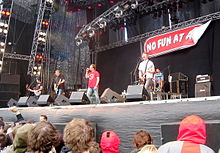 at the West Coast Riot festival in Gothenburg, Sweden. 2008