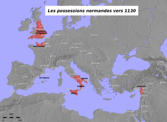 Norman possessions in the 12th century Normans possessions 12century-fr.png