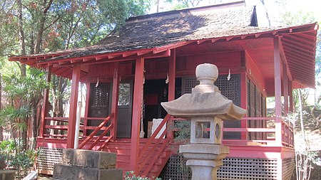 Oahu Wakamiya Inari shrine frontnear