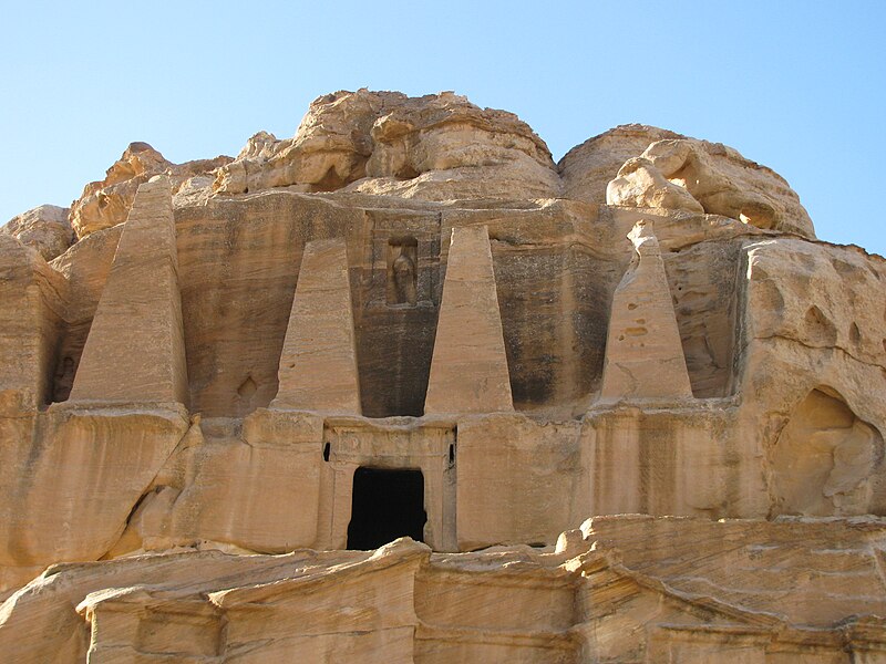 File:Obelisk Tomb at Petra.jpg