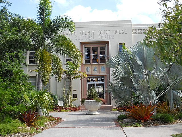 The Old Martin County Courthouse, built in 1937, now the Courthouse Cultural Center