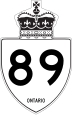 Highway 89 marker
