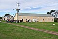 Outbuildings and a working horse demonstration at Clarendon House, Tasmania, Australia