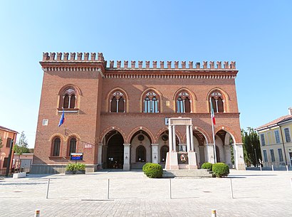 Come arrivare a Castelvetro Piacentino con i mezzi pubblici - Informazioni sul luogo