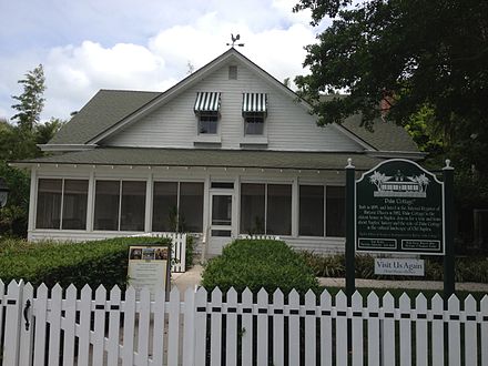 The Palm Cottage, in Historic Old Naples, is the oldest house in the city, built in 1895. Tours are $10