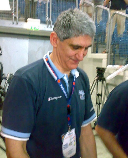 Greek basketball legend Panagiotis Giannakis is the only person to have won the EuroBasket both as a player (EuroBasket 1987) and as a head coach (Eur