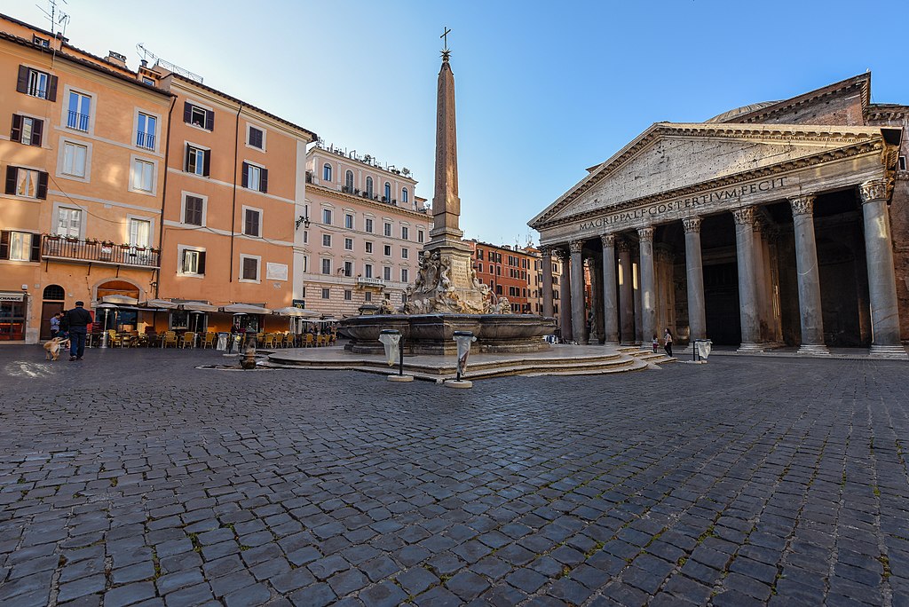 Vieille Ville de Rome : Panthéon de Rome au petit matin – Photo de Meshari Alawfi