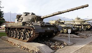 Pz 61 в танковом музее в Туне
