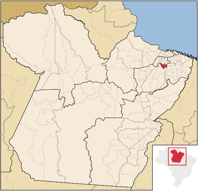 Localização de Bujaru no Pará