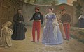 La visite du couple impérial à la Solitude de Saint-Bernard le 17 août 1854.