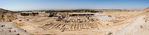 Панорама Персеполя — столицы Державы Ахеменидов