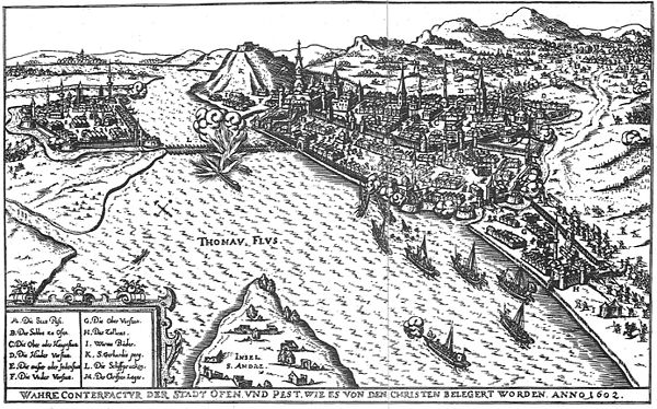 The siege of Buda in 1602