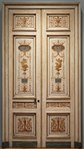 Neoclassical double door, with Greek and Roman ornaments on it, by Pierre Rousseau, from the 1790s, in the Cleveland Museum of Art (Cleveland, Ohio, US)