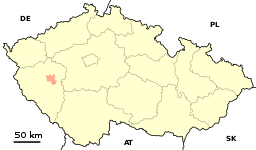 Pilsen Little District (CZE) - location map.svg