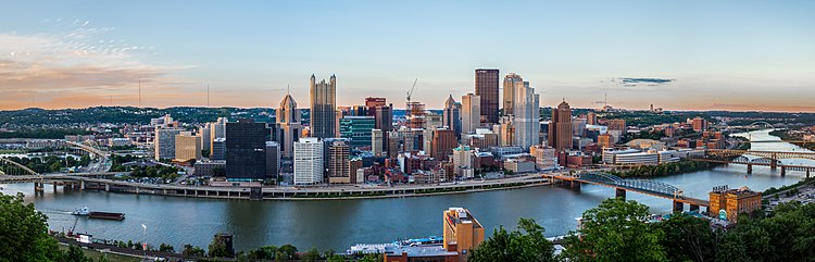 Panorama of Pittsburgh, PA