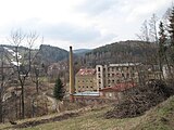 Čeština: Továrna v Plavech. Okres Jablonec nad Nisou, Česká republika.