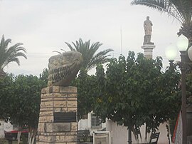 Die Plaza Miguel Hidalgo in Meoqui