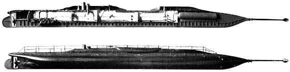 The French submarine Plongeur