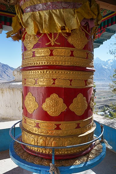 File:Prayer Wheel Karsha Gompa Zanskar Oct22 A7C 03959.jpg