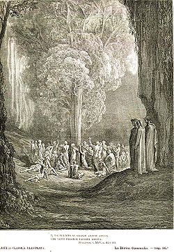 Image of a non-fiery purgatory (Gustave Dore: illustration for Dante's Purgatorio, Canto 24) Pur 24 dore.jpg