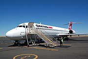 QantasLink with stairs