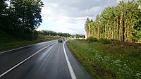 Čeština: Rozšíření rychlostní silnice R4 u Bytízu, křižovatky se silnicí 118 na 4 pruhy. Okres Příbram, Česká republika.