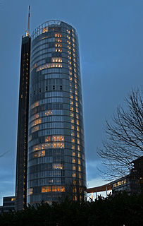 RWE Tower high-rise office building in Essen, Germany, RWE headquarters