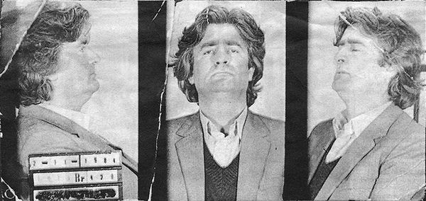 File picture taken upon Karadžić's arrest in November 1984