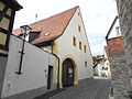 Former tithe barn, now the building of the wine cooperative