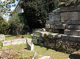 Restes d'edifici a l'Agora d'Atenes.JPG