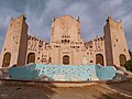 Bounoura roundabout, monument for Moufdi Zakaria.