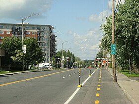 Suuntaa-antava kuva osiosta Route 122 (Quebec)