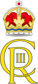 A logo with "CR III" and a crown