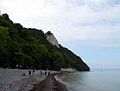 Erhaben: Der Königsstuhl vom Strand aus gesehen.