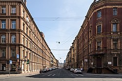 Calle Ryleeva, vista desde la catedral