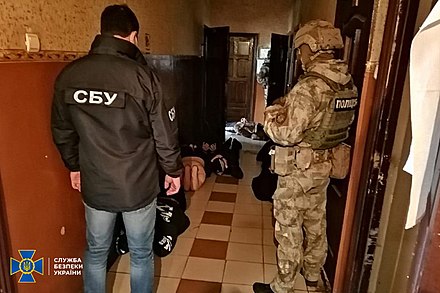 A SBU raid against organized crime at the Sumy Oblast