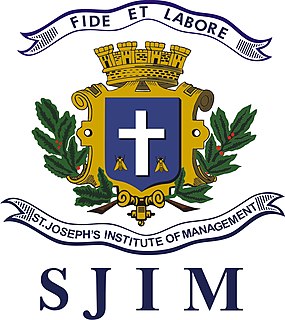 <span class="mw-page-title-main">St. Joseph's Institute of Management, Bangalore</span>