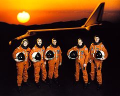 STS-43 Official crew portrait.jpg