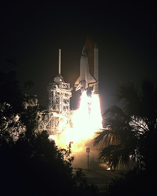 Launch of STS-56