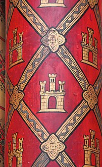 Détail d'une colonne de la Sainte-Chapelle. (définition réelle 2 614 × 4 278)