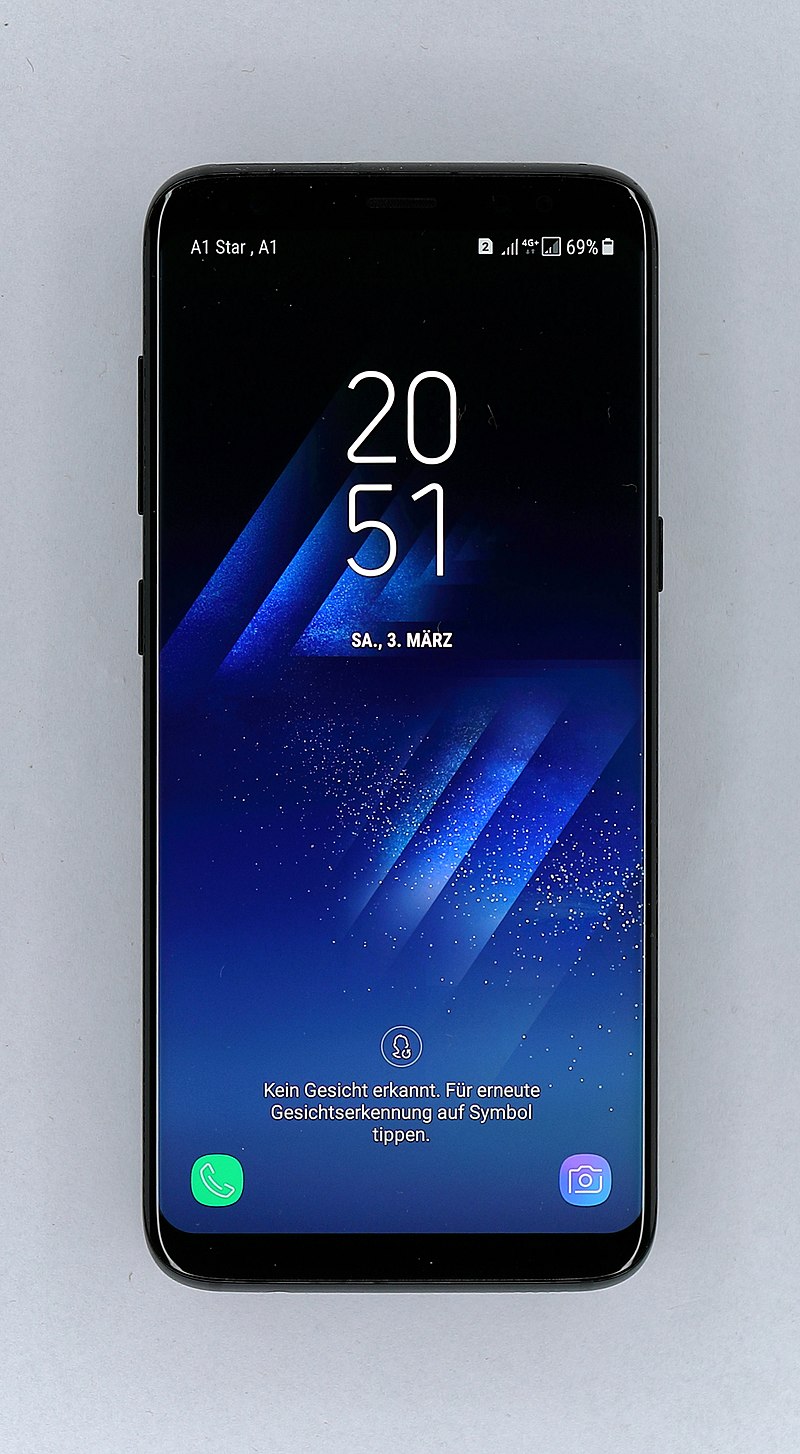 Файл:Samsung Galaxy S8 Duos, Anmeldebildschirm.JPG — Википедия